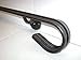 Kenosha Iron Wrought Iron Handrail 5 FT Hand Rail Railing Wall Mounted 5 Step