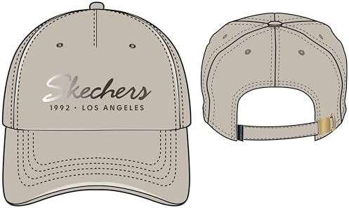 Skechers Women's Script Gradient Hat Baseball Cap, Natural, One Size