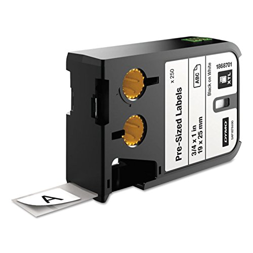 Dymo XTL Etiquettes multi usage 19x25mm Noir sur Blanc x250