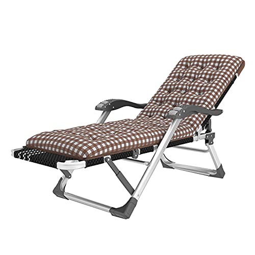 Chaise longue de plage portable lit simple pliable maison 178x67 cm