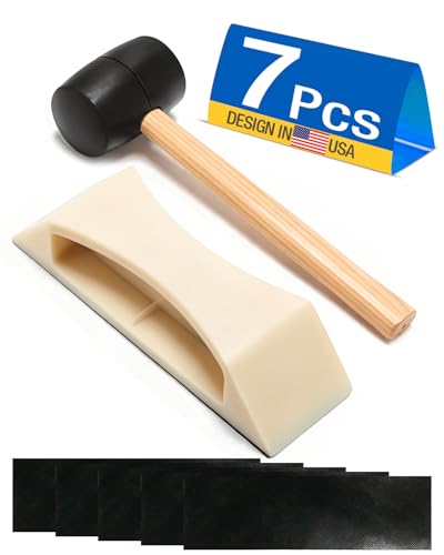 Floor Gap Fixer Complete Flooring Repair Kit with Mallet, Plank