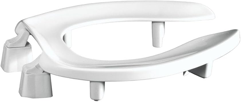 Centoco 3 inch Raised Toilet Seat for Seniors, Elongated, Open Front, White