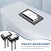 Angoily 2pcs Dual Flush Toilet Water Tank Buttons Push Button for Easy Installation Flush Control for Bathroom Cisterns and Convenient Replacement Accessory