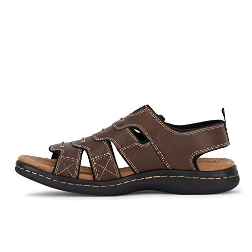 Dockers Men's Shorewood Fisherman Sandal, Briar, 14