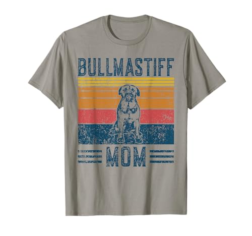 Dog Bullmastiff Mom - Vintage Bullmastiff Mom T-Shirt