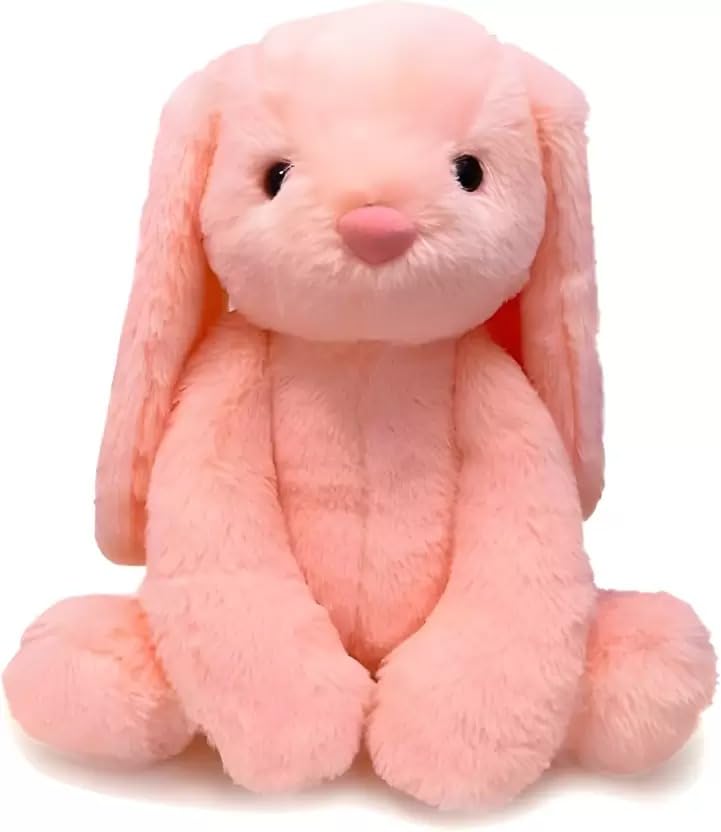 ALLTIMETRADE Adorable Soft Bunny Plush Toy - 45cm Pink Stuffed Animal | Perfect Baby Gift & Toddler Gift | Cuddly Companion for Kids (B0DGF9BPCH) Amazon Price History, Amazon Price Tracker