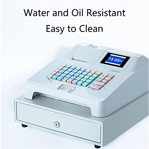 Pos System Cash Register,48-Keys Led Display Electronic Cash Register With Removable Cash Tray And Thermal Printer,Multifunction Cash Register For Small Business/Retail/Restaurant #TOP4