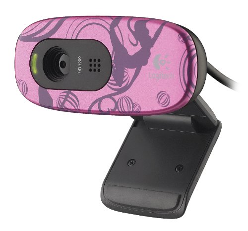 Preisvergleich Produktbild Logitech C270 HD Webcam Pink Balance (Fantasy Collection)