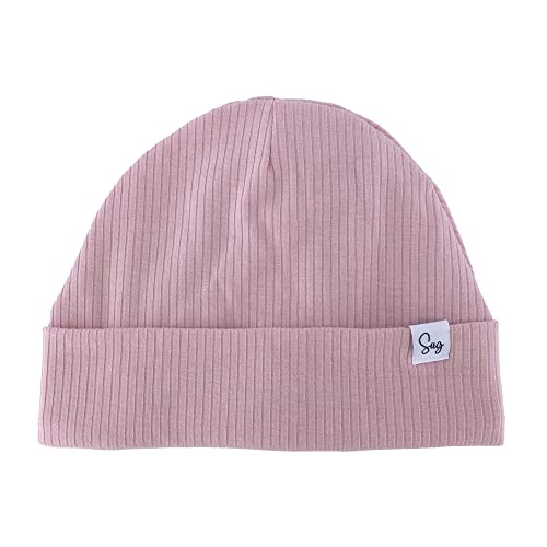 Image of Jersey Beanie Hat for Newborn Baby Boys Girls Silky Satin Lined Hats Bonnet Toddler Infant Little Kids Beanies Caps