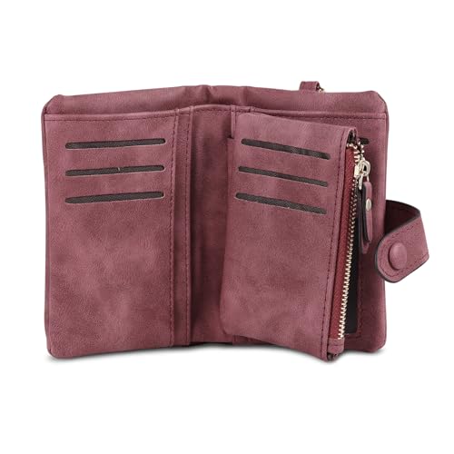 Prsonalized Names Wallet with Birth Flowers for Women - Custom 2-12 Names Text with Birth Flowers Wallet Mom Gifts for Mother's Day Birthday First Mom Now Grandma Gifts (color 2)3