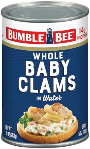 バンブルビーファンシーホールベビーアサリ、10オンス