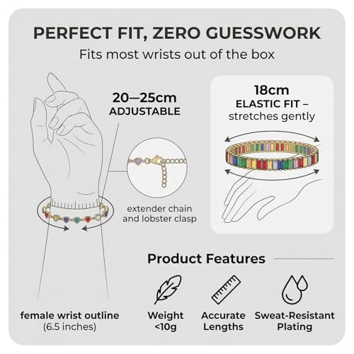 JZZ 2 Pcs Adjustable Tennis Bracelets for Women,14K Gold Plated Cubic Zirconia Stackable Dainty Bracelets Jewelry Gift - image 2