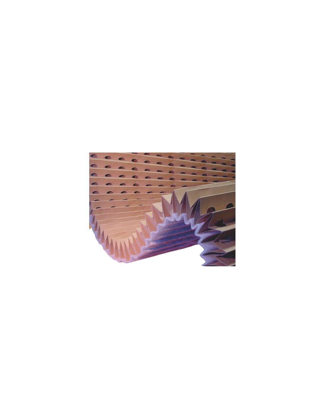 FILTRO DE CARTON PLEGADO FIBRA POLIESTER G4 1x8 mts