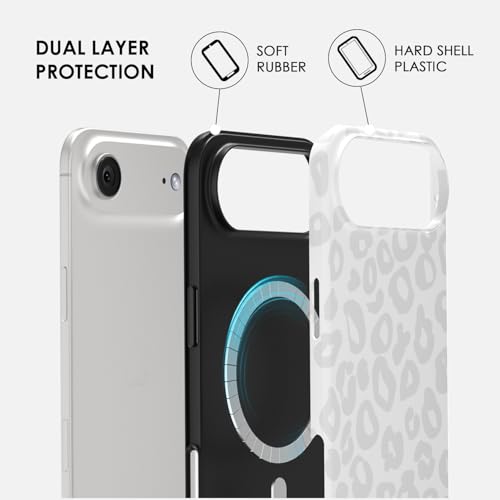 Coque iPhone 17 Air Magsafe évite les rayures étui rigide guépard tendance