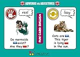 Fun Card English ADVERBS vs ADJECTIVES (Grammar and Vocabulary Flashcards + Exciting Game) - Image 5