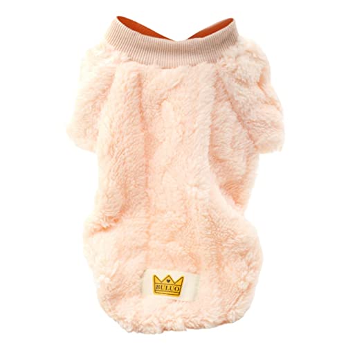 Veste pour chien bouledogue et chat vêtement d'hiver chaud en laine - 4
