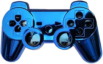 OSTENT Kit de Carcasa de Carcasa de Controlador Completo Compatible con el Kit de Control Bluetooth Sony PS3 - Color Azul