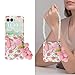 Yohulod for Motorola Razr 2025/2024 Case with Chain, Cute Butterfly Pattern Design Razr 2025/2024 Phone Case for Women Girls, Shockproof Slim Case for Moto Razr 2025/2024
