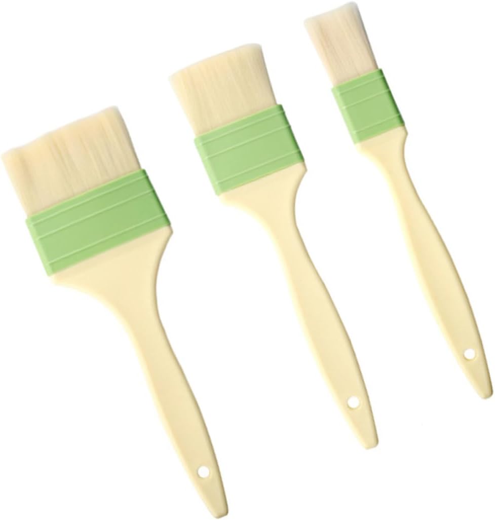 3pcs Barbeque Sauce Basting Mop Mops Bbq Basting Mop Bbq Sauce Brush Butter Brush Stream Mop Baste Brush Silicone Mop Pastry Bristle Brush Barbecue Household Food Brush