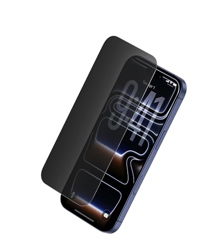Belkin ScreenForce InvisiGlass Privacy Screen Protector for iPhone 17 Pro Max, Scratch-Resistant Impact Protection w/Included Easy Align Tray for Bubble Free Application - Made with Recycled Glass - image 1