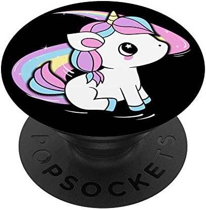 Fuzewear Unicorn Rainbow Slide PopSockets Stand for Smartphones and Tablets PopSockets PopGrip: Swappable Grip for Phones & Tablets