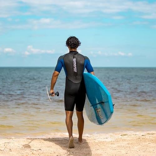 Synergy Men's Sequent Shorty Multisport Wetsuit (Medium, Black/Blue) #TOP4