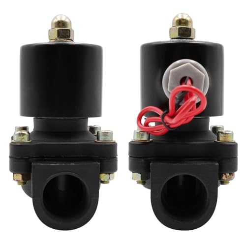 Électrovanne plastique normalement fermée DN20 vanne commutation eau DC 12V anti corrosion - 5