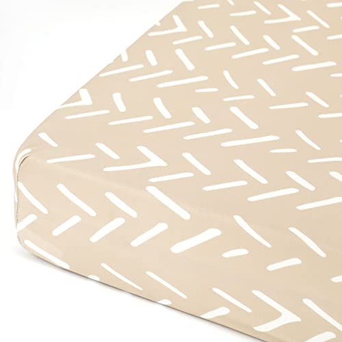 Stretchy Ultra Soft Jersey Knit Fitted Crib Sheets Set 2 Pack，Fits All Standard Crib Mattress Pads Safe And Snug, Rainbow Creative Painting Pattern #TOP6