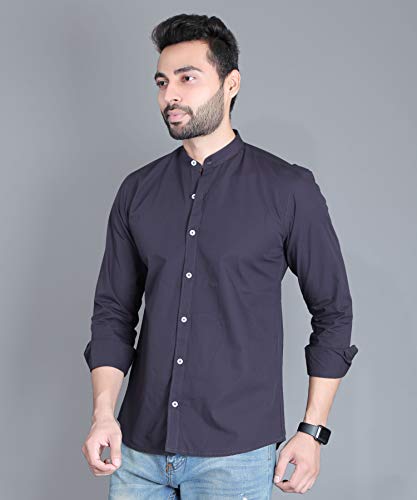 Image of FIFTH ANFOLD Men's Striped Slim Fit Shirt