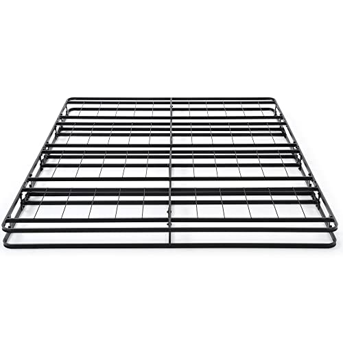 Image of Hercules Instant Folding Mattress Foundation Low Profile 4-Inch Box Spring Replacement, Queen