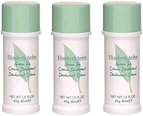 GREEN TEA by élízábéth árdén Creám Deódoránt 3x1.5 oz (4.5 oz total) for Women