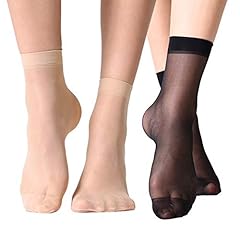 6 Pairs Black,6 Pairs Nude