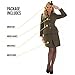 fun shack Army Costume Women - Military Soldier Halloween Outfit - WW2 Inspired Women's Costume for Parties, Small