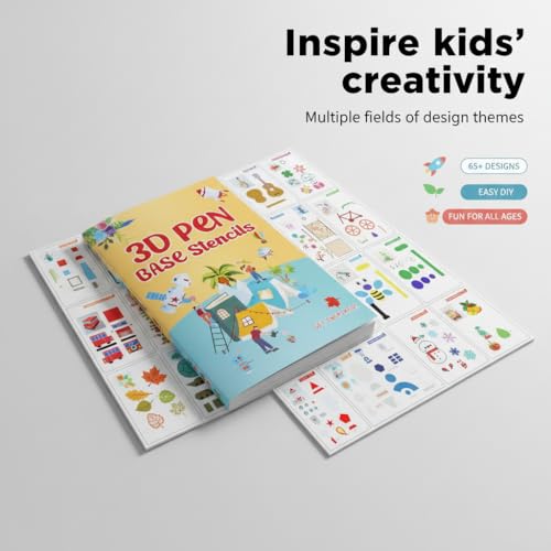 3D Pen Printing Drawing Book, JAREES 65 Painting Graffiti Template — view 3