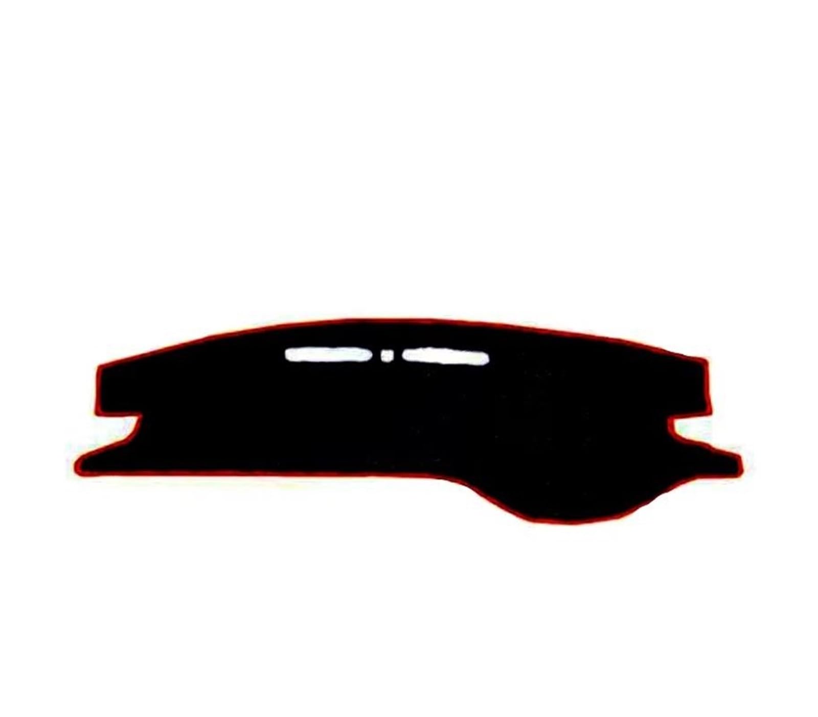 Dashboard Matte Für Skoda Für Octavia A8 2021-2024 Dashmat Abdeckung Matte Armaturenbrett Sonnenschutzdach Schützen Teppich Kissen Zubehör Center Konsole Armaturenbrett Matte(Black(Red Edge)LHD)