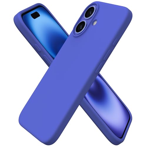 Ya en manzanajugosa.com: ORNARTO Funda para iPhone 16,Silicona Líquida Carcasa iPhone 16 6,1 Pulgadas Suave Case,Protección Multicapa,Antiarañazos Antigolpes Slim Case con Forro de Microfibra,Azul Ultramar