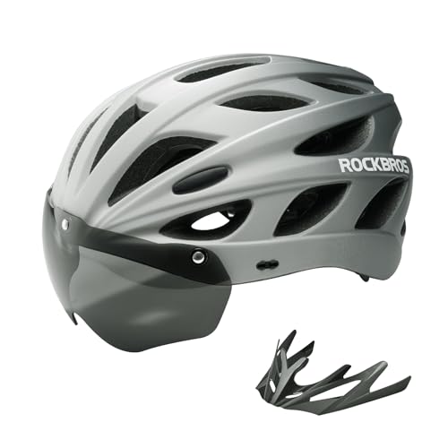 ROCKBROS(���b�N�u���X)���]�� �w�����b�g ��l �傫���T�C�Y 58-65cm ���[�h�o�C�N CE�F�� ������ ���y�� �ʋC ���C�S�[�O�� �T���V�F�[�h�t�� �T�C�Y�����\ oversize �u���b�N �O���[�u���[