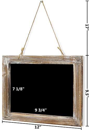 Greenco Chalkboard Sign Decorative Vintage Style Wooden Framed Kitchen Wall Hanging Chalkboards Decorative Chalk Board For Rustic Wedding Signs, Kitchen Pantry & Wall Décor For Kitchens, Weddings #TOP1