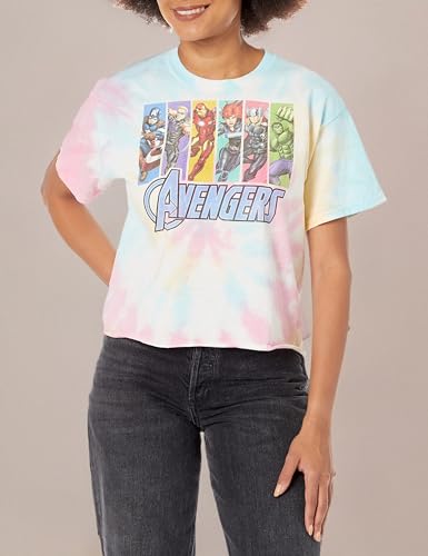 Marvel Universe Avengers Unite Women's Fast Fashion Short Sleeve Tee Shirt3