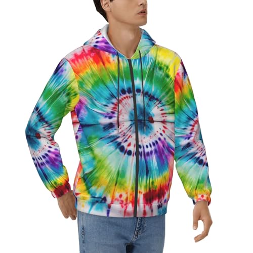 Sweat à capuche imprimé hippie homme pull doux avec imprimé graphique rétro
