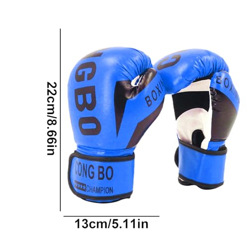 Guantes de boxeo para niños ajustables y transpirables con interior suave 2