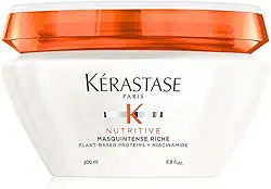 Kérastase Nutritive Masquintense Riche Máscara de Tratamento Capilar para Cabelos Muito Secos e Grossos Nutrição Intensa Hidratação Profunda e Vitalidade 200ml