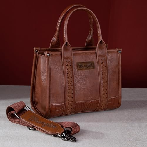 Montana West × Wrangler Tote Handbag For Women Top Handle Vintage Satchel With Detachable Crossbody Strap Wg102-8120Sco thumb #2