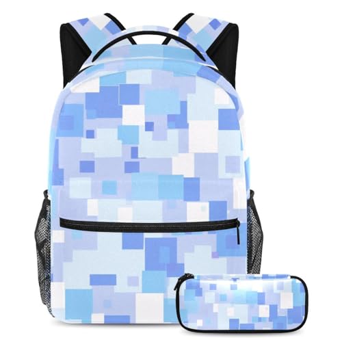Cartable ergonomique 40cm avec trousse assortie pour ranger les cahiers