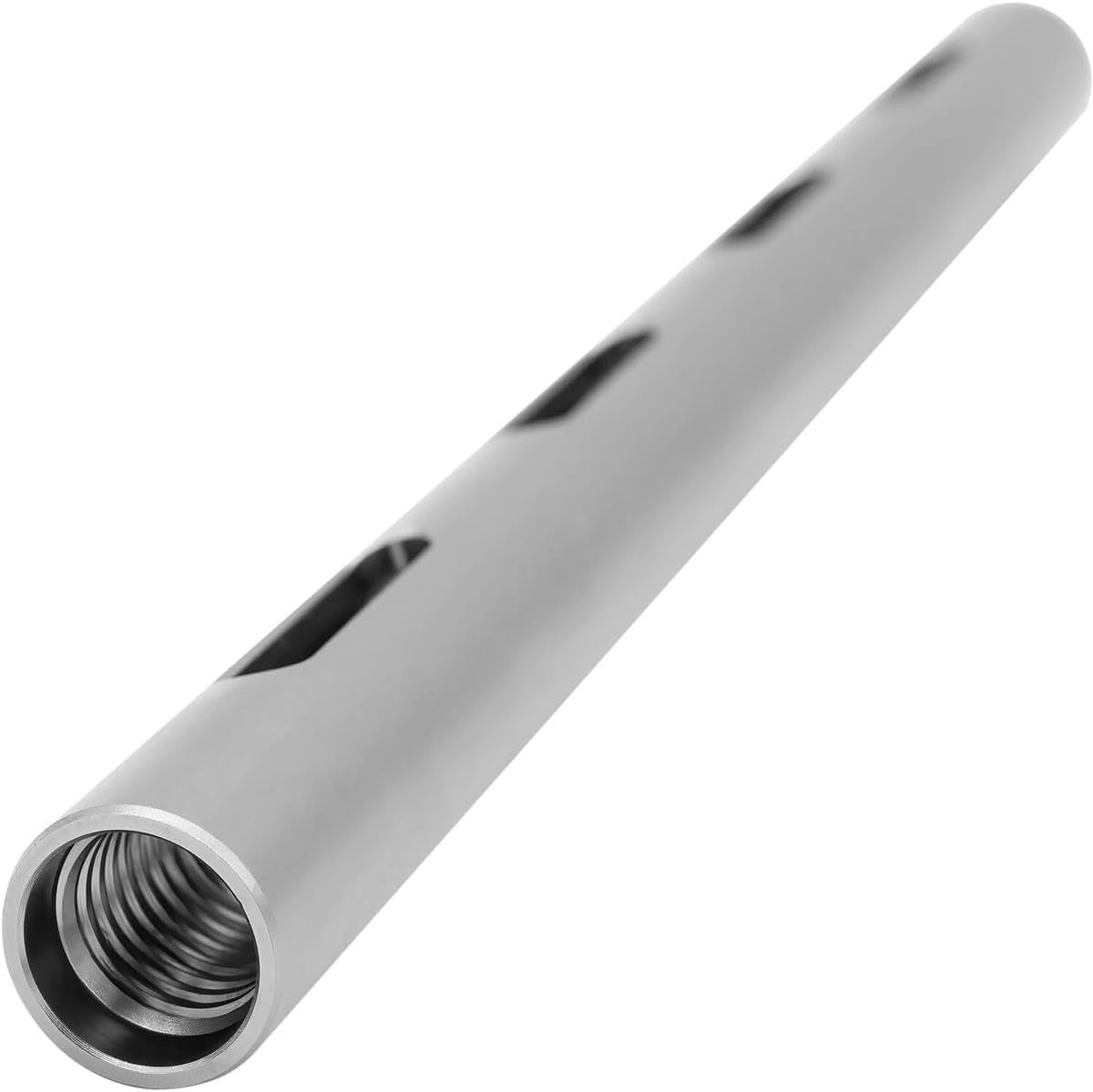 KONDOR BLUE | 8" PPSH 15mm Rod (Threaded) (2-Pack) | Lightweight & Durable for Essential Accessories Like Follow Focus, Matte Boxes, Lens Supports, Camera Rigs + More | Gray