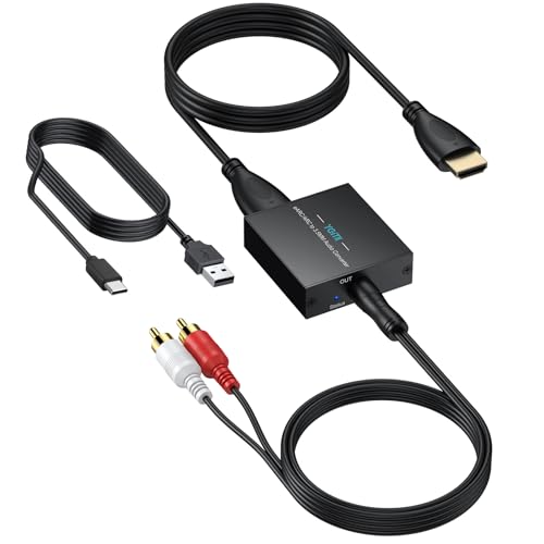 Extractor de audio eARC HDMI para conectar altavoces antiguos a TV