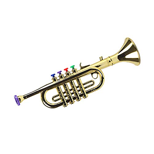 Milisten Crianças Trompete Brinquedo de Música para Crianças Instrumentos de Sopro Musical Saxofone