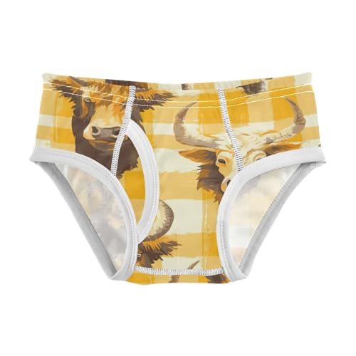 KLL Satanism and Occultism in Retro Style Baby Boys Soft Briefs Breathable Children Panties