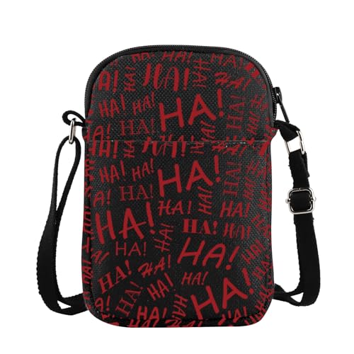 JXGZSO Funny Joker Crossbody Bag Joker Fans Gift Joker Shoulder Bag The Joker Merchandise