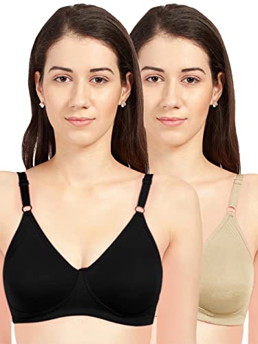 Image of SONARI Olivia Womens Non Padded Tshirt Bra | Wire Free, Adjustable Straps, Hook & Eye Closure, Soft & Stretchable, Cotton Material and Moderate Coverage, Handwash Only
